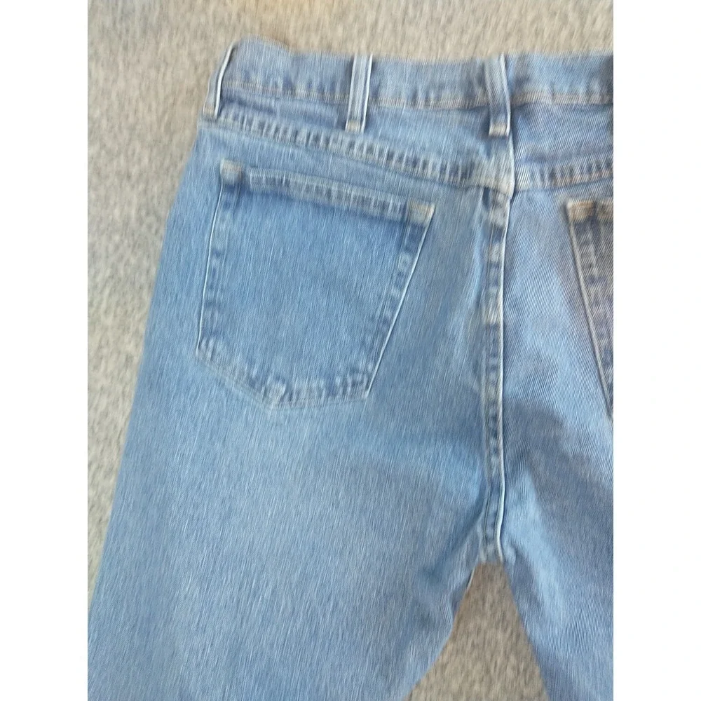 Wrangler Five Star Premium Denim Mens 34x30 Medium Wash Straight Jeans 1096FXVDB